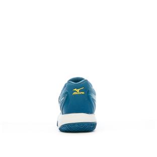 Chaussures de tennis Bleu/Jaune Homme Mizuno Wave Intensetour vue 3