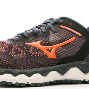 Chaussure Running Noir/Orange Femme Mizuno Wave Horizon 5 W vue 7