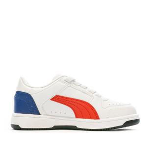 Baskets Bleu/Blanc/Rouge Garçon Puma Reb Joy vue 2