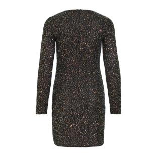 Robe Noir à Sequin Noir Femme Vila Scara vue 2