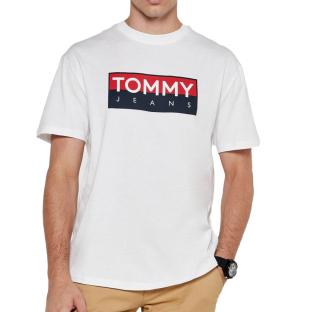 T-shirts Blanc Homme Tommy Hilfiger Reg pas cher