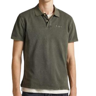 Polo Gris Anthracite Homme Pepe Jeans Oliver Gd pas cher