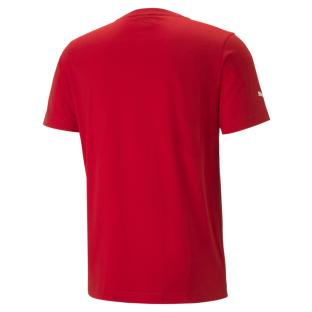 T-shirt Rouge Homme Puma Ferrari Race Tonal 535849 vue 2