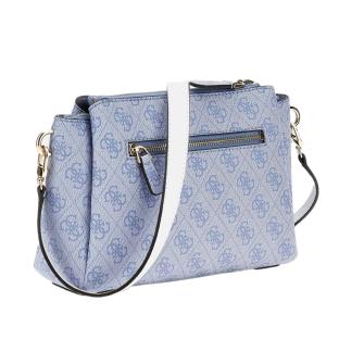 Sac à Bandoulière Bleu Femme Guess Noelle vue 2