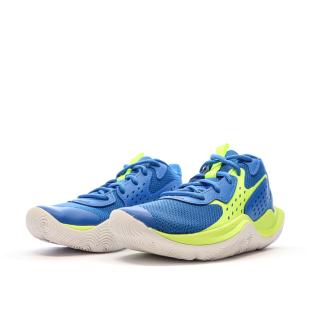 Chaussures de Basketball Bleu/Vert Mixte Under Armour Jet 23 vue 6