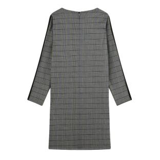 Robe grise à carreaux Femme TBS Jikel vue 2