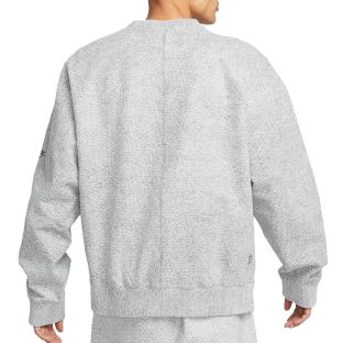 Sweat Gris texturé Homme Nike Crew vue 2