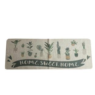 Tapis Beige Imprimés Luance 50x120cm Home Sweet Home pas cher