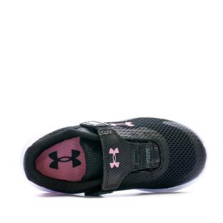 Baskets Noir/Rose Fille Under Armour Surge 3 vue 4