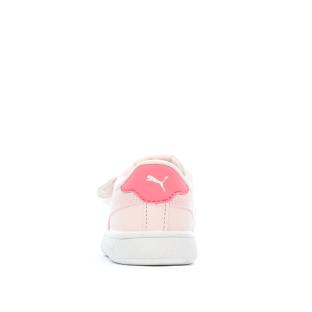 Baskets Rose Fille Puma Smash Butterfly 01 vue 3