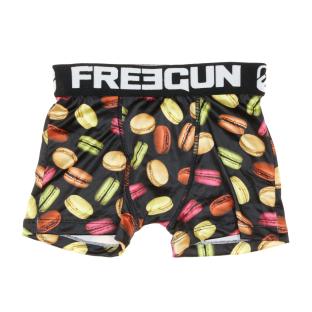 Boxer Noir/Vert/Rose Garçon Freegun Macaron pas cher