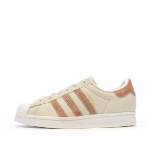 Baskets Beige/Taupe Garçon/Fille Adidas Superstar HP6548 pas cher