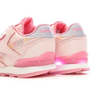 Baskets Rose Fille Reebok Classic Leather vue 7