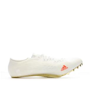 Chaussures d'Athlétisme Blanche/Noire/Orange Homme Adidas Adizero Prime vue 2