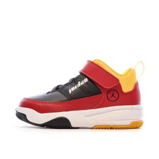 Baskets Noir/Rouge Garçon Nike Jordan Max Aura 3 pas cher