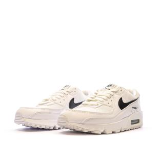 Baskets Blanches/Noires Homme Nike Air Max 90 vue 6