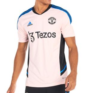 Manchester United Maillot Training Rose Homme Adidas 22/23 pas cher