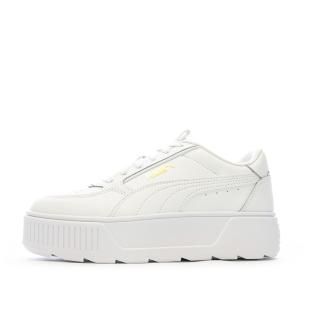 Baskets Blanches Femme Puma Karmen 02 pas cher