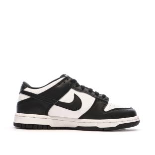 Baskets Blanches/Noires Enfan Nike Dunk Low vue 2