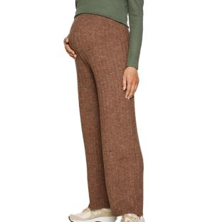 Pantalon Marron Femme Vero Moda Marternity Lefile Loose pas cher