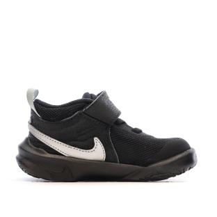 Baskets Noir Garçon Nike Team Hustle vue 2