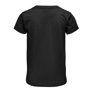 T-shirt Noir Fille Kids ONLY Kogwendy vue 2