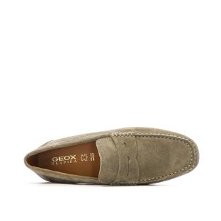 Mocassins Beige Homme Geox Kosmopolis vue 4