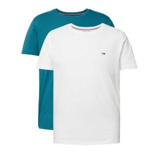 X2 T-shirt Bleu/Blanc Homme Tommy Hilfiger DM0DM15381 pas cher