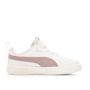 Baskets Mauve/Blanche Fille Puma Rickie vue 2