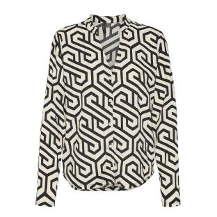 Blouse Beige/Noir Femme Vero Moda Merve pas cher