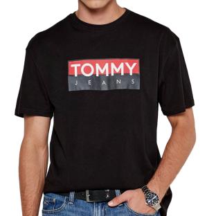 T-shirts Noir Homme Tommy Hilfiger Reg pas cher