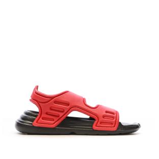 Sandales Rouge/Noire Garçon Adidas Altaswim vue 2