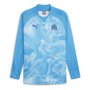 OM Sweat Prématch Bleu Homme Puma 23/24 pas cher