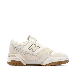 Baskets Blanches/Beige Femme New Balance 550 vue 2