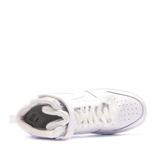 Baskets Blanche Enfant Nike Court Borough Mid 2 vue 4