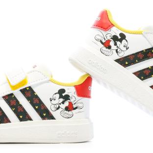 Baskets Blanches Enfant Adidas Grand Court Mickey vue 7