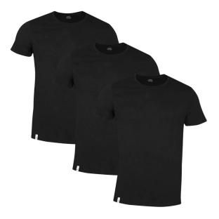 Lot x3 T-shirts Regular Noir Homme Lacoste Essentials pas cher