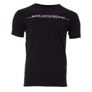 T-shirt Noir Homme Best Mountain 04 pas cher