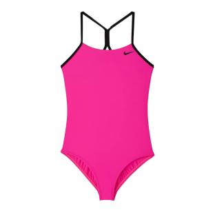 Maillot de bain 1 pièce Rose Fluo Fille Nike Solid pas cher