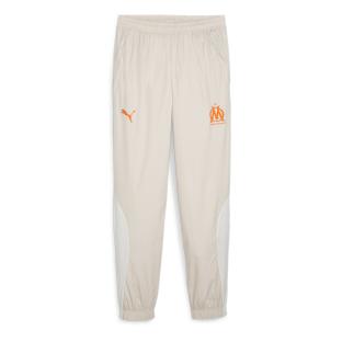 OM Pantalon d'entraînement Beige Homme Puma Prematch Woven pas cher