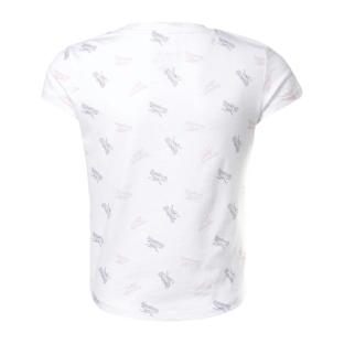 T-Shirt blanc fille Reebok Lock Up vue 2