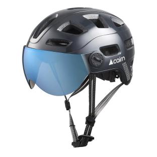 Casque de Vélo Gris Brillant Adulte Cairn Quartz Visor Led pas cher