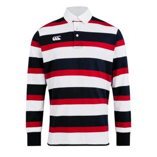 Polo rugby Marine/Rouge Homme Canterbury Retro Str pas cher