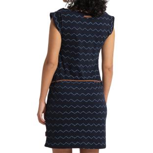 Robe Marine/Bleu Femme Ragwear Zig Zag vue 2