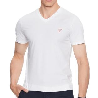 T-shirt Blanc Homme Guess Core1 pas cher