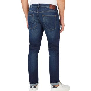 Jean Regular Bleu Foncé Homme Pepe Jeans Tapered PM207390CT7 vue 2