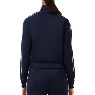 Veste Zippé Marine Femme Lacoste Paris Interlock vue 2