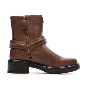 Bottines Marrons Femme Chattawak CIELO vue 2