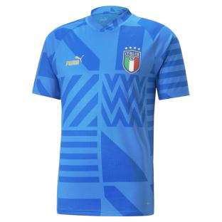 Italie Maillot Prematch Bleu Homme Puma 2022-2023 pas cher