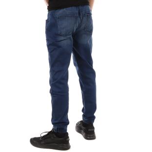 Jean Bleu Foncé Homme Schott Jogger vue 2